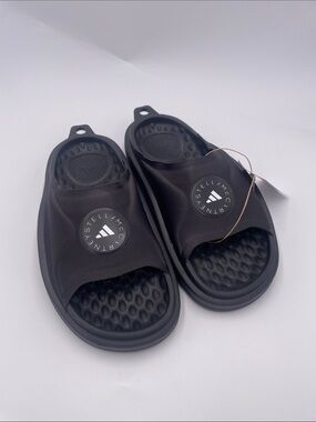 Adidas X Stella McCartney Unisex Black Slide Sandals JS0265